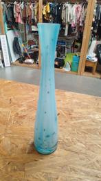 Blauw vaasje, Huis en Inrichting, Blauw, Ophalen of Verzenden, Minder dan 50 cm, Glas