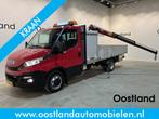 Iveco Daily 35C16 Open Laadbak / HMF Kraan / Euro 6 / Compre, Auto's, Gebruikt, 14 km/l, Bedrijf, Autotrust