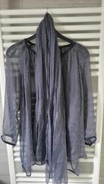 Te koop: stijlvolle Claudia Sträter blouse – maat 44, Blauw, Maat 42/44 (L), Ophalen of Verzenden, Zo goed als nieuw