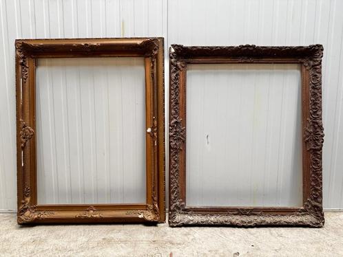 2x antieke SCHILDERIJLIJST schilderijlijsten, Huis en Inrichting, Woonaccessoires | Lijsten, Zo goed als nieuw, 75 cm of meer