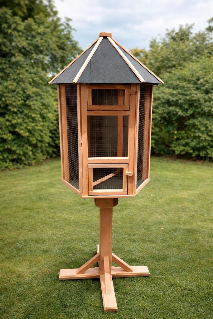 Foliere vogelkooi supper mooi, Dieren en Toebehoren, Vogels | Hokken en Kooien, Nieuw, Vogelkooi, Hout, Ophalen