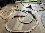 Complete houten treinbaan - inclusief RC vrachtwagen, Ophalen of Verzenden, Gebruikt, Overige typen
