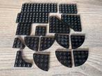 lego div. grondplaatjes zwart (zie foto) samen voor 2 euro, Ophalen of Verzenden, Zo goed als nieuw, Losse stenen, Lego