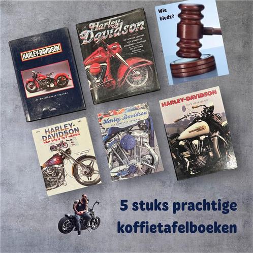 COLLECTIE HARLEY DAVIDSON KOFFIETAFELBOEKEN, Boeken, Motoren, Gelezen, Merk of Model, Ophalen of Verzenden