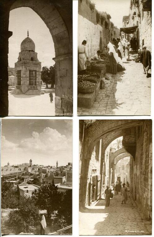 12 Ansichtkaarten ca 1930 Israel : Jeruzalem , Bethlehem ea, Verzamelen, Ansichtkaarten | Buitenland, Ongelopen, Buiten Europa