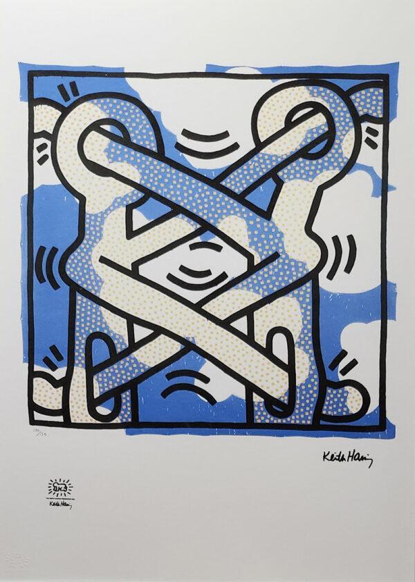 Keith Haring - Art Attack on AIDS, Antiek en Kunst, Kunst | Litho's en Zeefdrukken, Ophalen of Verzenden
