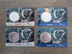 coincard (4 stuks) 75 jaar Vrijheid 2020 BU en UNC, Postzegels en Munten, Munten | Nederland, Ophalen of Verzenden, Koningin Beatrix