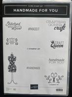 Stampin up - Handmade for you stempelset, Ophalen of Verzenden, Nieuw, Overige typen