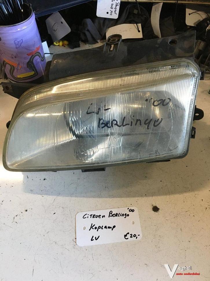 Citroen Berlingo 2000 Koplamp Linksvoor, Auto-onderdelen, Verlichting, Gebruikt, Ophalen of Verzenden