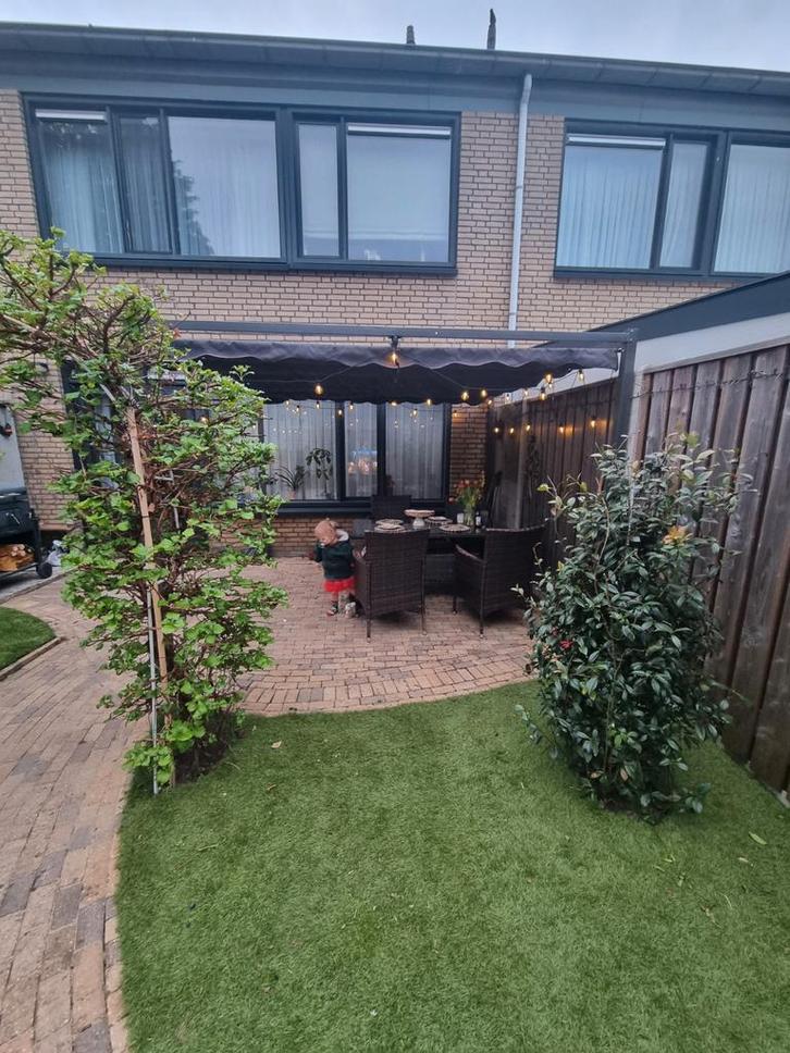 Stijlvolle Overkapping met Sfeerverlichting, Tuin en Terras, Overkappingen, Gebruikt, Veranda, Ophalen