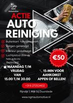 Actie €50 binnen buitenzijde + wax elke maandag t/m vrijdag, Ophalen