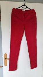 Rode  stretch broek Sandwich, Kleding | Dames, Maat 38/40 (M), Ophalen of Verzenden, Zo goed als nieuw, Lang
