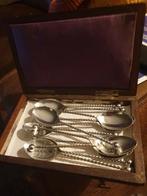 12 zilver theelepels gemerkt, Antiek en Kunst, Antiek | Bestek, Ophalen of Verzenden