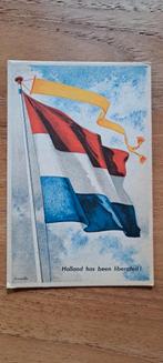 Ansichtkaart - Holland bevrijd 1945, Ophalen of Verzenden, 1940 tot 1960, Ongelopen, Zuid-Holland