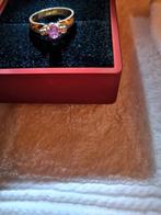 Prachtige 18 karaat goud met briljantjes, Sieraden, Tassen en Uiterlijk, Ringen, Ophalen of Verzenden, Dame, Goud, Goud