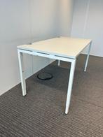 Haworth Instelbaar bureau met schroef 120x60xH64-84 cm,40 st, Huis en Inrichting, Bureaus, In hoogte verstelbaar, Gebruikt, Bureau