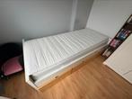 1 persoons bed. 80 x 200, Ophalen, Gebruikt, Eenpersoons, Wit