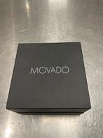 Movado heren horloge uniek exemplaar., Leer, Staal, Verzenden, Polshorloge