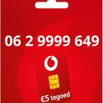 Vodafone Prepaid Nummer 06 2 9999 XXX, Telecommunicatie, Prepaidkaarten en Simkaarten, Nieuw, Prepaidkaart, Vodafone, Ophalen of Verzenden