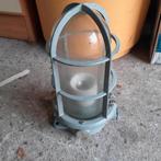 Oude vintage buitenlamp, bulley lamp kooilamp kelderlamp, Tuin en Terras, Buitenverlichting, Wandlamp, Ophalen of Verzenden, 50 tot 250 watt