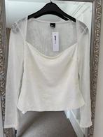 GinaTricot off-white top maat M (nieuw met kaartje), Maat 38/40 (M), Wit, Nieuw, Ophalen of Verzenden