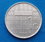 1 gulden 1990 Beatrix, Postzegels en Munten, Munten | Nederland, Verzenden, Koningin Beatrix, 1 gulden, Losse munt