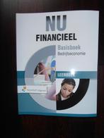 NU financieel Basisboek bedrijfseconomie leerboek  NIEUW, Ophalen of Verzenden, Zo goed als nieuw, Bedrijfseconomie of M&O, J. Kuis