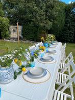 Capri Servies te huur - 20 personen diner feest of 21 party, Huis en Inrichting, Keuken | Servies, Ophalen, Overige materialen
