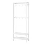 IKEA MACKAPÄR coat rack with shoe storage unit, Ophalen, Zo goed als nieuw, Metaal, Staande kapstok