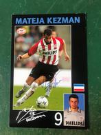 Gesigneerde spelerskaart Mateja Kezman PSV, Ophalen of Verzenden, PSV, Spelerskaart