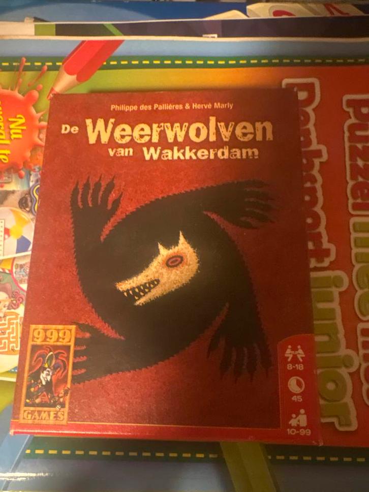 De Weerwolven van Wakkerdam, Hobby en Vrije tijd, Gezelschapsspellen | Bordspellen, Zo goed als nieuw, Vijf spelers of meer, Ophalen