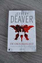 de oktoberlijst, Ophalen of Verzenden, Nieuw, Jeffery Deaver, Nederland