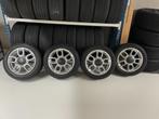 Fiat 500 winterbanden met lichtmetalen velgen 185/55/15, Auto-onderdelen, Banden en Velgen, Ophalen, Gebruikt, 15 inch, Banden en Velgen