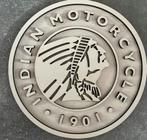 Indian motorcycle 3D Embleem van hout Diameter 30 cm, Ophalen of Verzenden