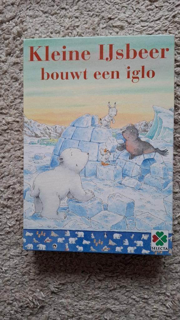 Kleine Iijsbeer bouwt een iglo, Hobby en Vrije tijd, Gezelschapsspellen | Bordspellen, Zo goed als nieuw, Een of twee spelers
