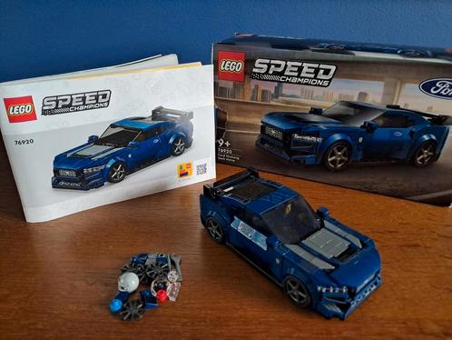 Speed Champions - Ford Mustang - 76920, Kinderen en Baby's, Speelgoed | Duplo en Lego, Zo goed als nieuw, Lego, Complete set, Ophalen of Verzenden