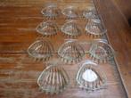 11 vintage glazen schelpen, Pyrex, Ophalen of Verzenden
