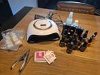Uitgebreide set voor gelnagels inclusief lamp, Sieraden, Tassen en Uiterlijk, Uiterlijk | Cosmetica en Make-up, Ophalen, Gebruikt