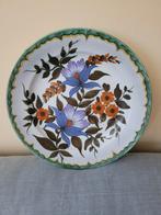 Gouds plateel wandbord/Flora keramiek, Ophalen of Verzenden