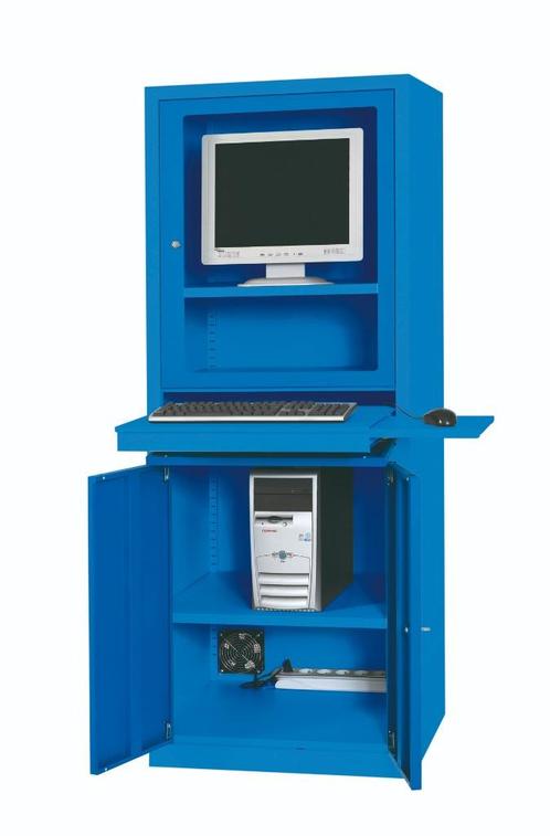 Computerkast AIC500 Industrieel blauw, Zakelijke goederen, Kantoor en Winkelinrichting | Kantoormeubilair en Inrichting, Overige typen