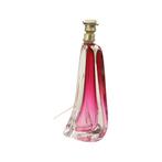 Paarse Roze Tafellamp Kristal Val Saint Lambert Swirl 1960s, Antiek en Kunst, Ophalen of Verzenden