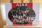 Fotokaart met spelers Super Cup 28 februari 1996 Ajax, Ophalen of Verzenden, Zo goed als nieuw, Ajax, Overige typen