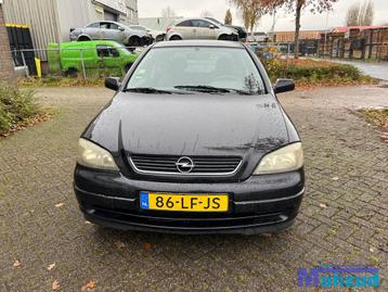 2002 OPEL ASTRA G 1.6 16V Zwart Z20R X16XE Sloop Onderdelen beschikbaar voor biedingen