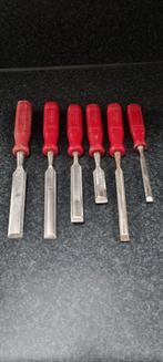 Nooitgedagt beitels houtbeitels 6 stuks, Doe-het-zelf en Verbouw, Gereedschap | Handgereedschap, Ophalen of Verzenden, Gebruikt