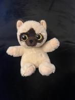 Paws by Dino pluche bruine kat knuffel: 19 cm groot, Ophalen of Verzenden, Zo goed als nieuw, Poes