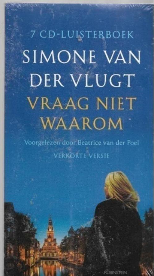 Simone Van Der Vlugt Vraag niet waarom (in plastic), Boeken, Luisterboeken, Cd, Volwassene, Ophalen of Verzenden