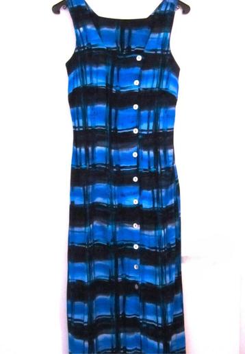 ZOMERJURK BLAUW MAAT 36 , MET PARELMOER KNOPEN beschikbaar voor biedingen