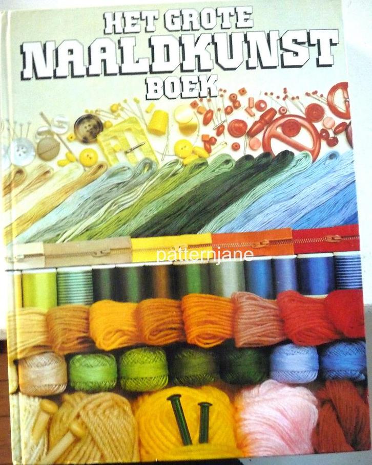 Borduren: het grote naaldkunstboek - harde kaft - 348 blz, Hobby en Vrije tijd, Borduren en Borduurmachines, Zo goed als nieuw