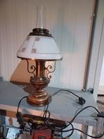 Brocante vintage staande schemerlamp en hang wandlamp, Ophalen