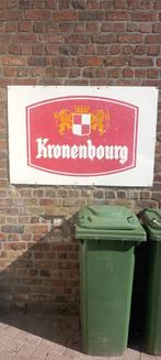 Metaal bord bier reclame !, Verzamelen, Biermerken, Verzenden, Zo goed als nieuw, Reclamebord, Plaat of Schild, Overige merken